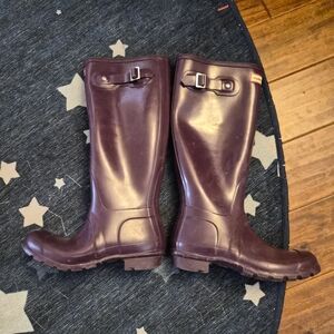 Hunter Purple Rain Boots